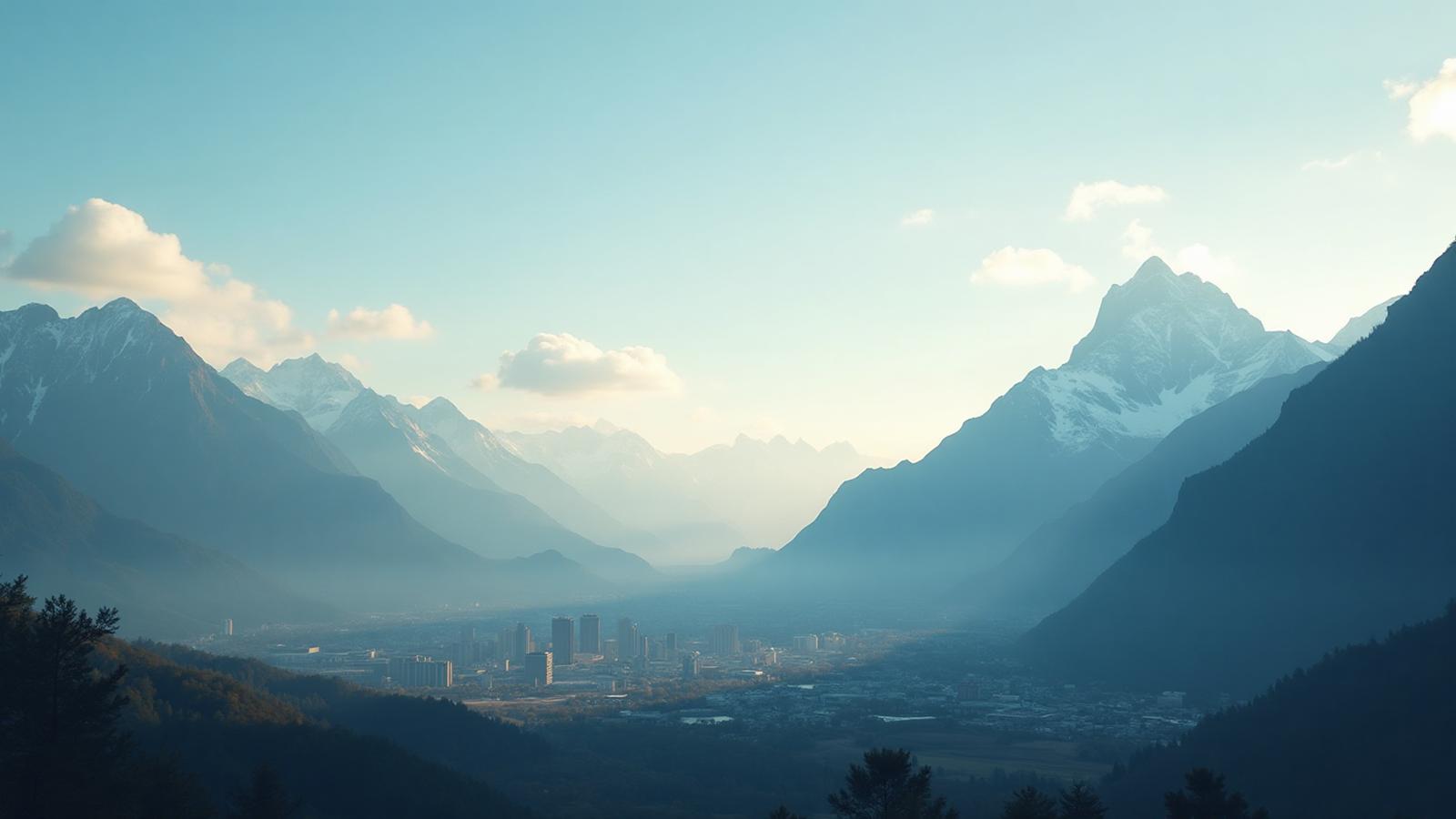 Mountain peak representing peak performance and athletic achievement